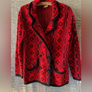 Vintage sweater blazer